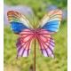 Colorful Handcrafted Metal Butterfly Garden Stake