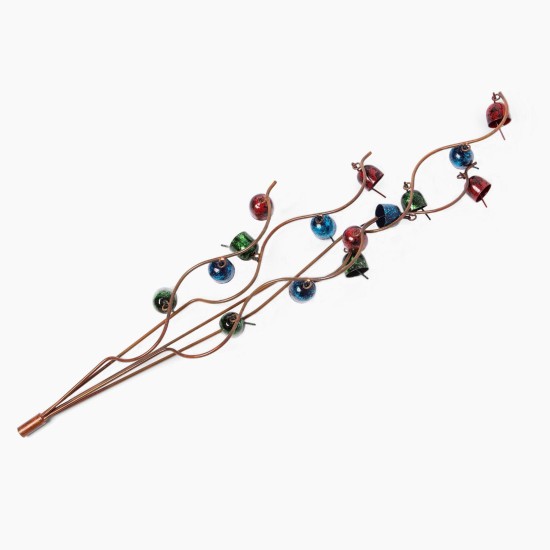 Bell Spiral Garden Stake Multicolor