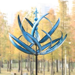 Dracaena Metal Wind Spinner (Two colors)