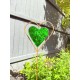 Green Heart Disc Garden Stake