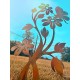 Daisy Flamed Garden Stake