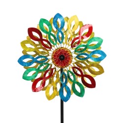 Colorful  Figure Eight Wind Spinner