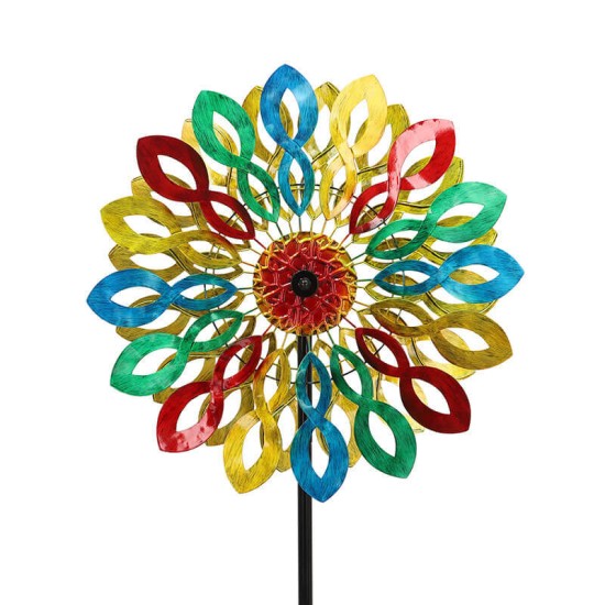 Colorful  Figure Eight Wind Spinner
