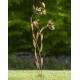 Hummingbird Floral Garden Stake