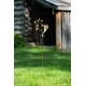 Floral Hummingbird Garden Stake