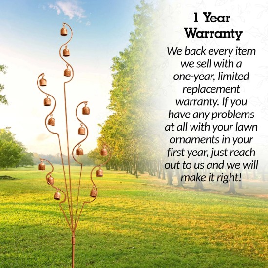 Bell Spiral Garden Stake