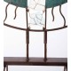 Handcrafted Round Metal and Glass Garden Sculpture