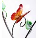 Colorful Spinning Flowers Garden Stake and Wind Spinner