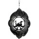 Loon Duck Cloud Bird Swirly Metal Wind Spinner