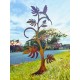 Hummingbird on Plant Garden Stake