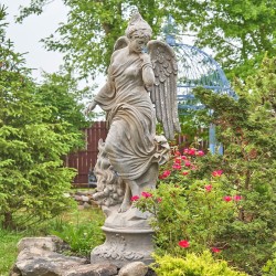 74.5" Magnesium Garden Angel Statue – Evellyn
