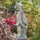 30"Oliver" Hand-Painted Magnesium Fairy Statue with Planter