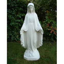 Virgin Mary 118cm Marble Resin Garden Statue