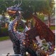 4.75 ft. Tall Large Iron Sentry Dragon Statue