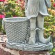 30"Oliver" Hand-Painted Magnesium Fairy Statue with Planter