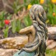 34"Dezlynn" Hand-Painted Magnesium Mermaid Statue