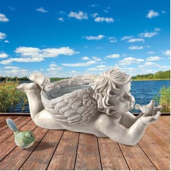 God's Messenger Cherub Garden Figure