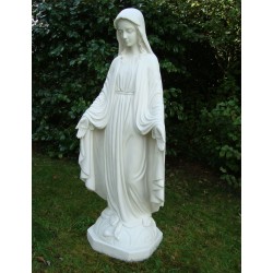 Virgin Mary 118cm Marble Resin Garden Statue