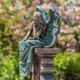 30.7"Nicole Alyse" Hand-Painted Magnesium Angel Statue