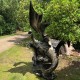 Mystical Dragon Bronze Metal Garden Statue