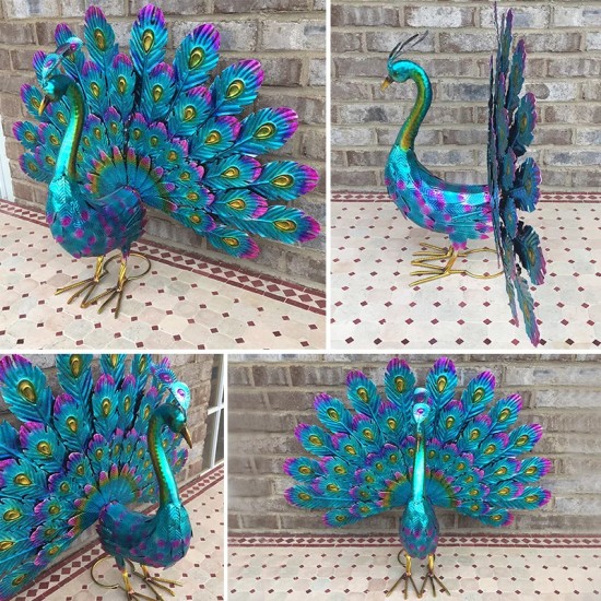 Beautiful Peacock Statue Decor