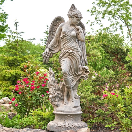 74.5" Magnesium Garden Angel Statue – Evellyn