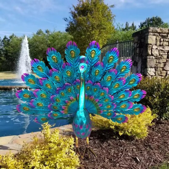 Beautiful Peacock Statue Decor