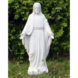 Jesus 80cm Marble Resin Garden Statue