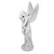 Heavens Guardian Angel Garden Memorial Statue Large 38 Inch Tall
