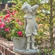 30"Oliver" Hand-Painted Magnesium Fairy Statue with Planter
