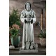 Saint Fiacre Garden Statue 24 Inch Tall