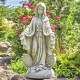 36" Hand-Painted Virgin Mary Statue – Antique Finish