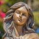 34"Dezlynn" Hand-Painted Magnesium Mermaid Statue