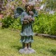 39" Hand-Painted Magnesium Angel Statue – Kaileigh