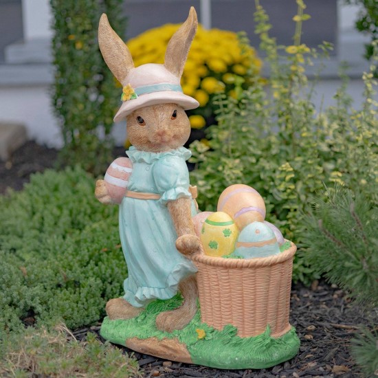 24"Anna Mae" Easter Bunny Garden Statue