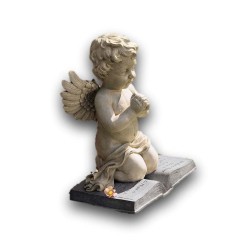 Praying Cherub Garden or Gravesite Statue