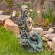 34"Dezlynn" Hand-Painted Magnesium Mermaid Statue