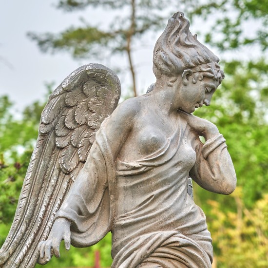 74.5" Magnesium Garden Angel Statue – Evellyn