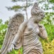 74.5" Magnesium Garden Angel Statue – Evellyn