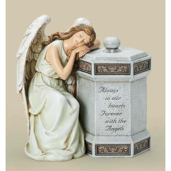 Always In Our Hearts Angel  Memorial Garden Statue