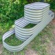 32'' Tall Terraced Large Size Metal Raised Garden Beds
