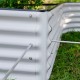 17" Tall L-Shaped Metal Raised Garden Beds