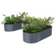 17" Tall U-Shaped Standard Size Metal Raised Garden Beds