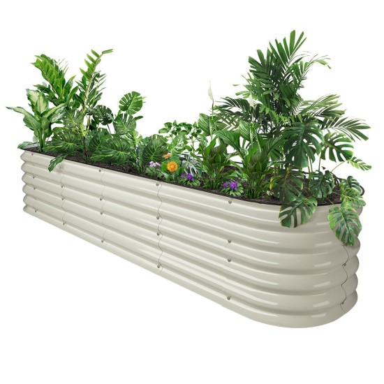 17'' Tall 8'x2' Metal Raised Garden Beds (9 in 1)