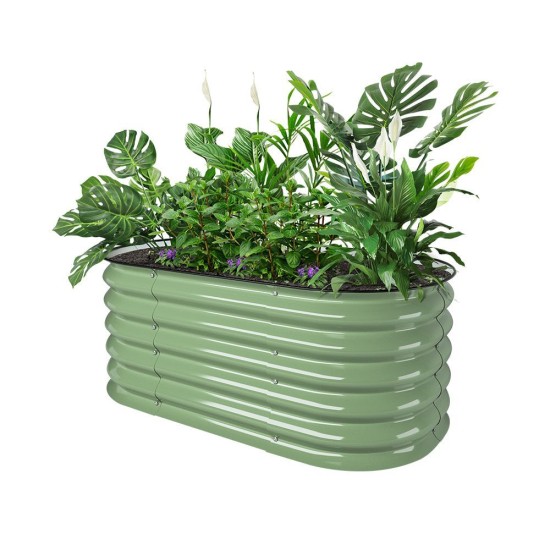 17"Tall 3.5'x2' Metal Raised Garden Beds (2 in 1)