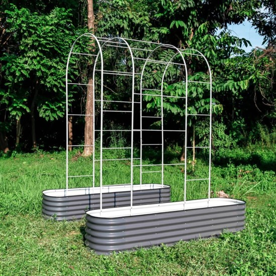 Arched Trellis (Zn-Al-Mg stainless steel) For 8ft.L/ For 6.5ft.L