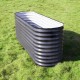 32'' Tall 6.5'x2' Metal Raised Garden Beds (6 in 1)