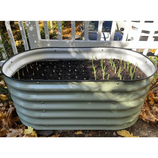 17"Tall 3.5'x2' Metal Raised Garden Beds (2 in 1)