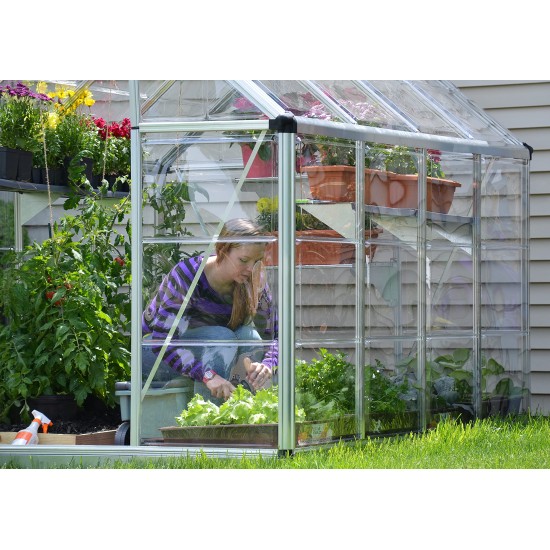 【Home&Garden】Vitavia 8x6 Venus 5000 Greenhouse - Horticultural Glass