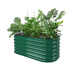 17"Tall 3.5'x2' Metal Raised Garden Beds (2 in 1)